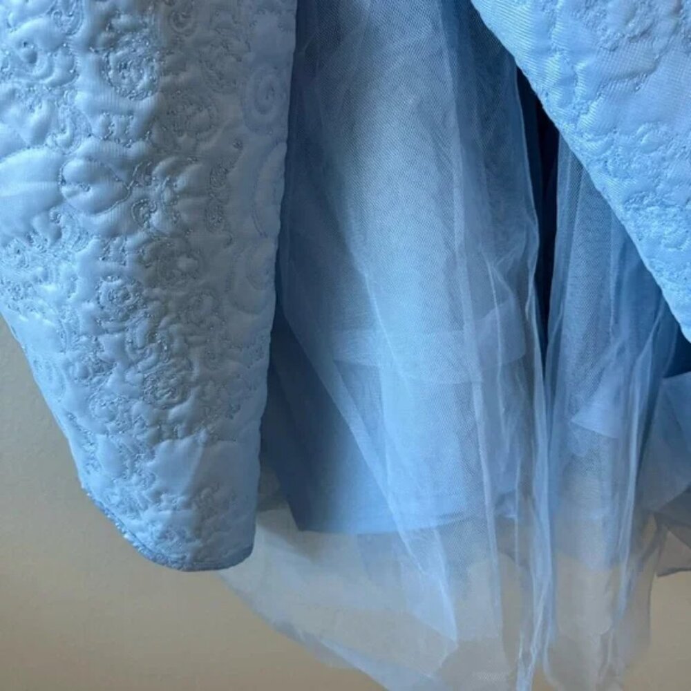NWT Torrid/Disney Cinderella Light Blue Embroidered Princess Gown - Picture 9 of 13